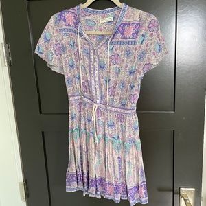 Spell mini floral dress size XS